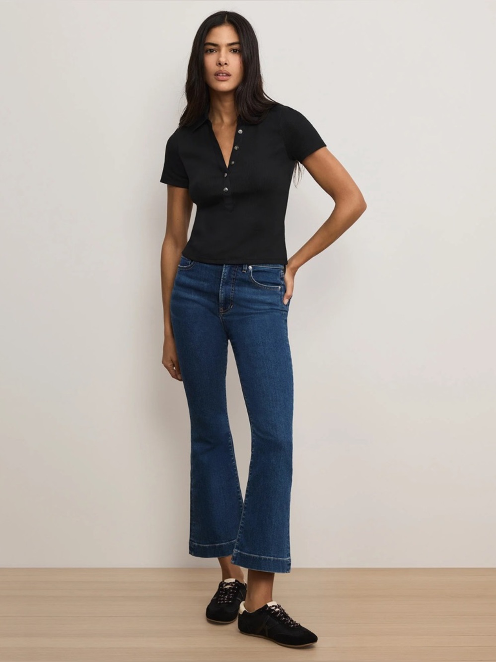 Veronica Beard Carson Kick-Flare Jean